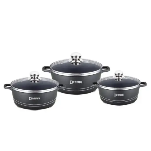 [1124168850020] DIE CASTING CASSEROLE (32,36,40) 3PCS/SET