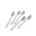 TEA SPOON 6PCS/SET SLIVER(HY24-104-4)