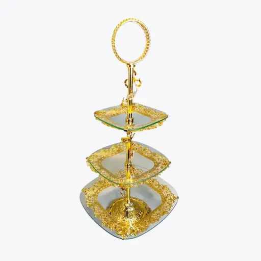 [6942302600769] ORNAMENTAL FRUIT AND SWEET PLATE GOLD 20763-9