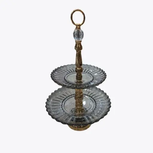 [6942302600738] ORNAMENTAL FRUIT AND SWEET PLATE GOLDEN 20763-6