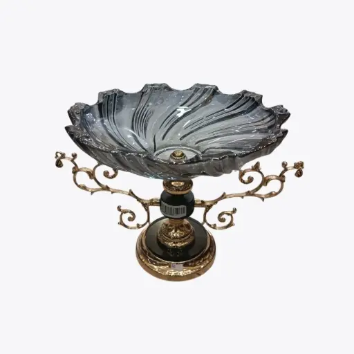 [6960020230099] ORNAMENTAL FRUIT AND SWEET PLATE GOLDEN