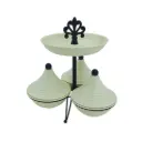 SERVING WHITE PLATER (HY25-0105-14)
