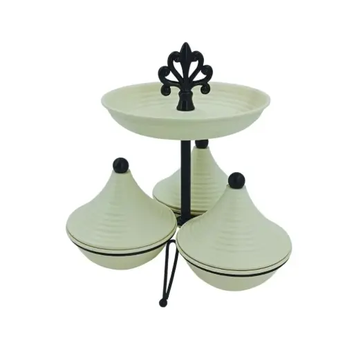 [6970043105144] SERVING WHITE PLATER (HY25-0105-14)