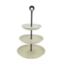 ROUND SERVING WHITE 3LAYER PLATER (HY25-0105-17)