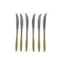 DESSERT SPOON KNIFE 6PCS/SET S/STEEL 35G