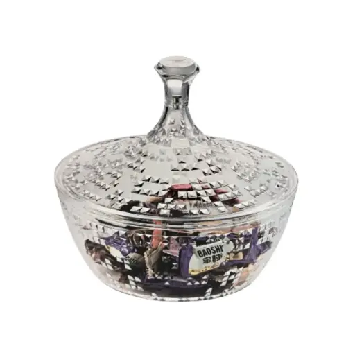 [6945680098296] CANDY BOX ROUND CLEAR (HY25-0098-29)