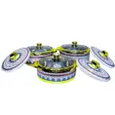 HOT POT 9PCS(1500/2000/2500ML) WHITE MODWARE