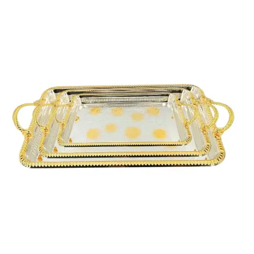 [6923560258695] SQUARE TRAY 3PCS/SET (HY25-104-34)