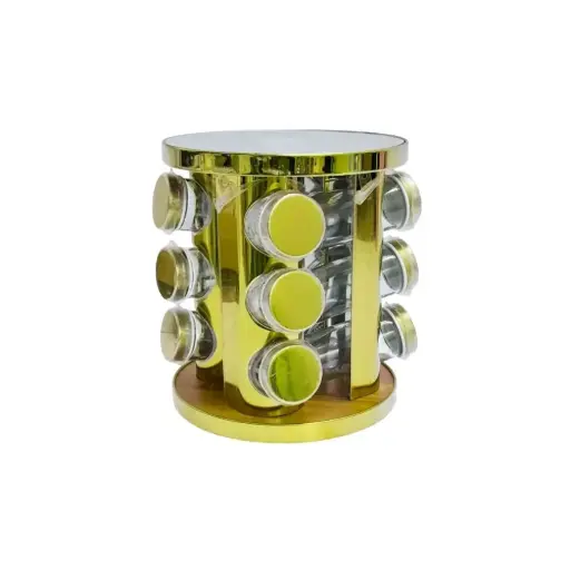 [6905421229044] حامل رف التوابل الدوار LED FY2-12J