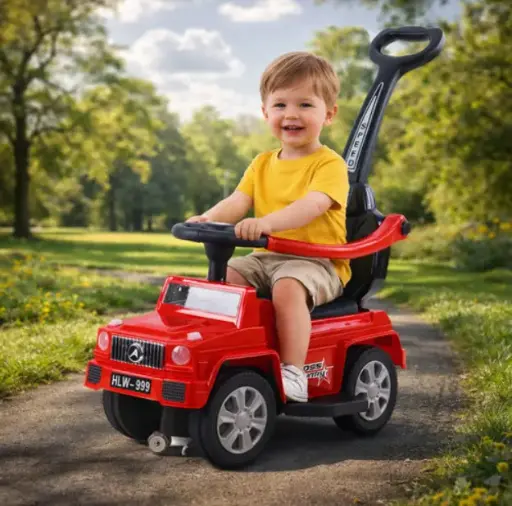 [GRT25000234] RIDE ON PUSH CAR TOYS WITH PUSH HANDLE 0002-34
