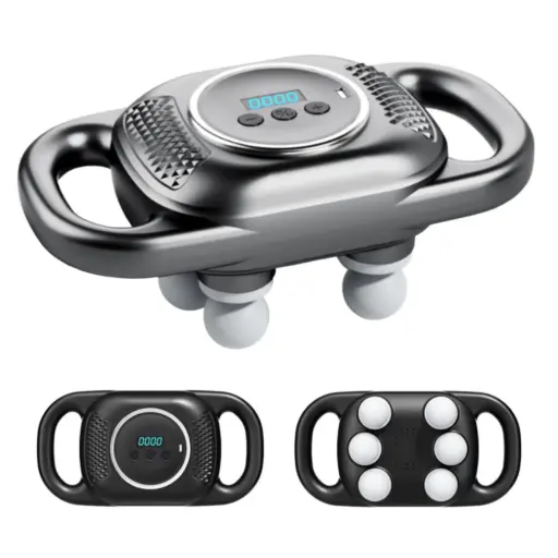 [6954321654616] MDHL Four-Lead Deep Tissue Massager – 6-Head System with Digital LED Control