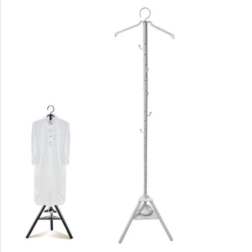 [6902771100313] 2-in-1 Elegant Iron Incense Burner Stand & Garment Hanger – Premium Scent Infusion for Abayas & Thobes