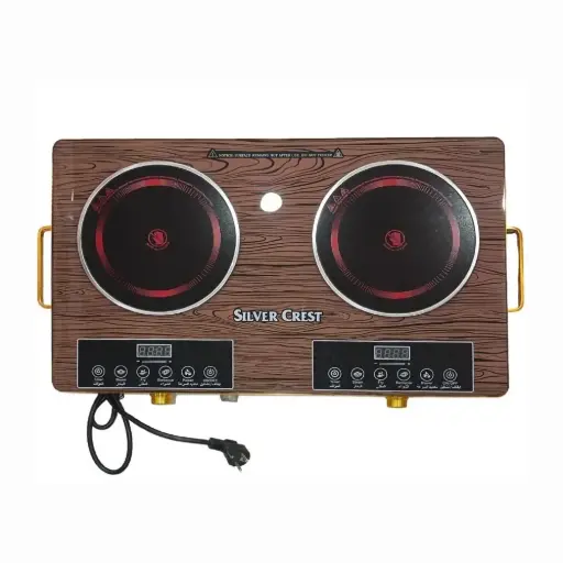 [4945545654560] ELECTRIC CERAMIC STOVE DOUBLE WOODEN COLOR SC5021