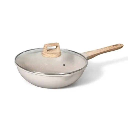 [6288231025052] GRANITE FRY PPAN DEEP WITH COVER 26CMHD STWK26LC 26 25