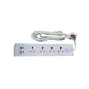EXTENTION BOARD 4 WAY 2 USB 2TYPEC 5MTR