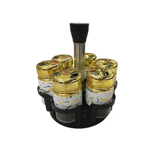 [6971551067054] GLASS PANTRY JAR 7PCSSET 7