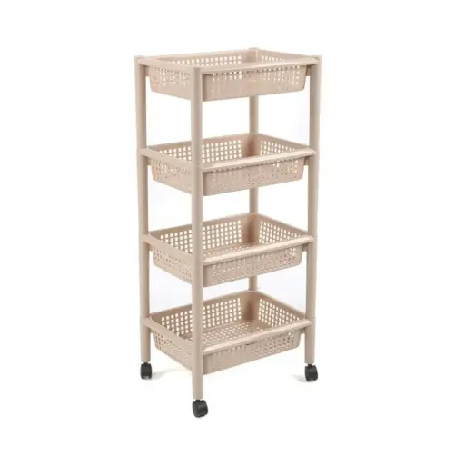 [6971728349044] VEGETABLE FOUR LAYER STORAGE RACK