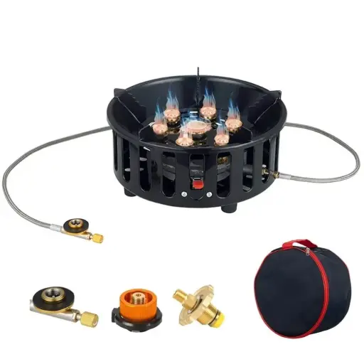 [8801901022312] PORTABLE CAMPING STOVE COPPER QS016