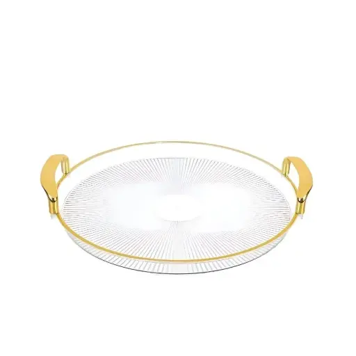 [6903418620072] PP ROUND TRAY CLEAR 9008BIG