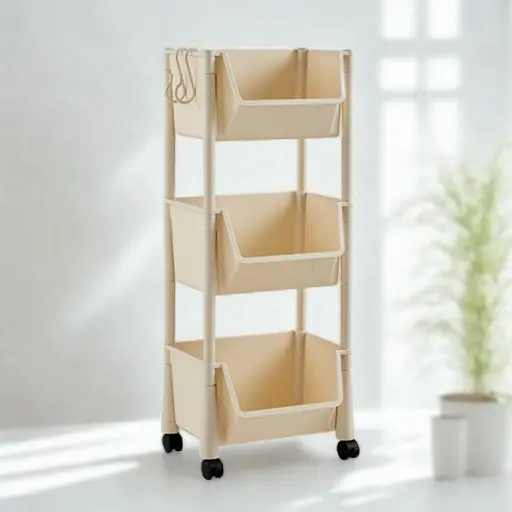 [6978451127819] KITCHEN TROLLEY 4 LAYER 345*255*98