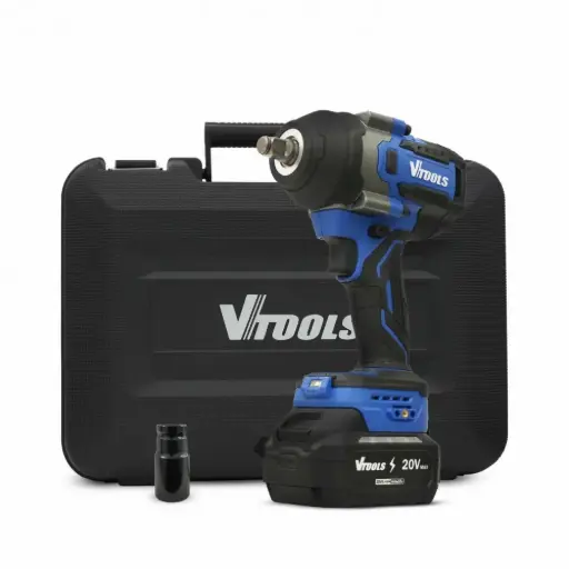 [6290021427410] 20V BRUSHLESS IMPACT WRENCH WITH 1X40 AH BATTERY AND CHARGER850 NM VP13024A 20