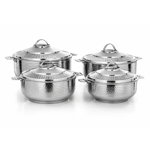 [3757602935021] S.S HOT POT ROYAL 4PCS/SET BIG H25M16 STS0293502
