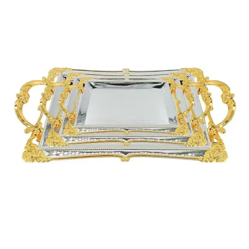 [6941899119128] SQUARE TRAY 3PCS/SET (HY25-104-33)