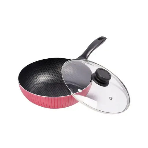 [6288230629626] FRY PAN DEEP WITH HANDLE 24CM ST-SWK24LS