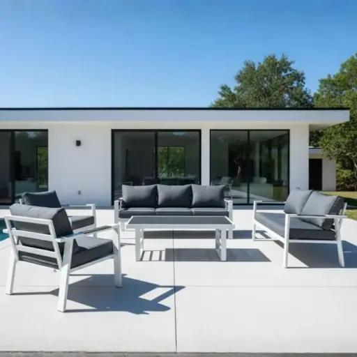 [SF-4887] SOFA SET  7SEATER WITH TABLE  SF-4887