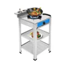 STAND GAS STOVE 1 BURNERS S/STEEL IN:HL-S-01