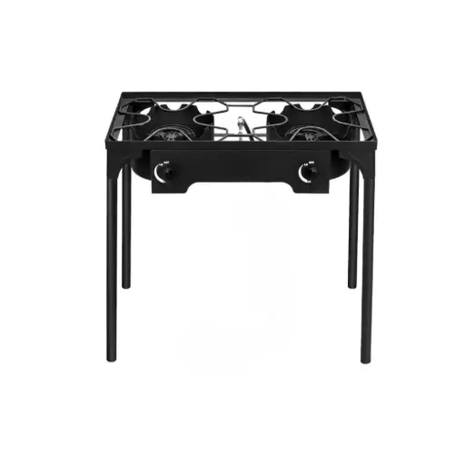 [6900240100550] STOVE DOUBLE BURNER 78*40*H76