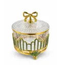 STORAGE BOX GOLD ROUND