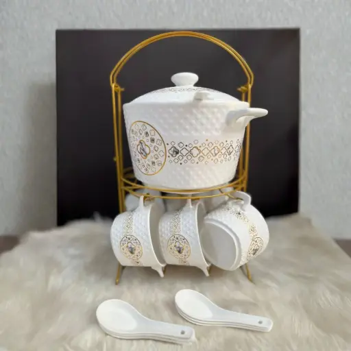 [6970043170067] SOUP 15PCS/SET WITH STAND (2511-16001-17-6 )