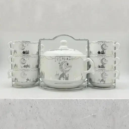 [6970043170180] SOUP 15PCS/SET WITH STAND (2511-16001-17-18)