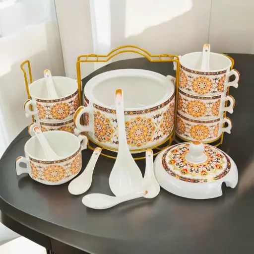 [6970043170197] SOUP 15PCS/SET METAL  STAND (2511-16001-17-19)