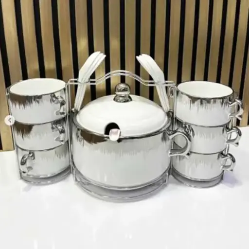 [6970043170210] SOUP 15PCS/SET METAL  STAND (2511-16001-17-21)