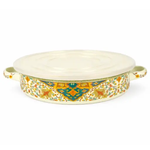 [6955586205025] HIGH QUALITY ENAMEL POT 28CM (HY25-0209-37)