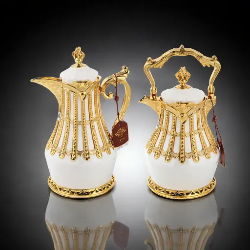 [6900002211012] LUXURIOUS VACUUM FLASK FOR TEA&COFFE CAQ10-CAR07-CWG