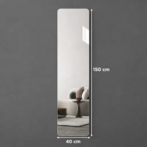 [6911251118373] WALL MIRROR STICKER 40*150CM (HY251118-3-7)