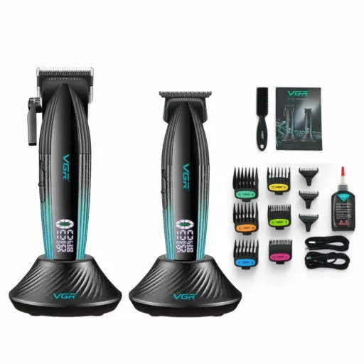 [6973224088892] PROFESSIONAL BARBER COMBO 2IN 1 V-889S2 VGR