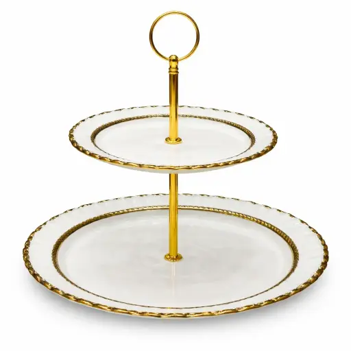 [6903435434072] CAKE PLATE 2LAYER ROUND 15,20CM (2511-16001-24-55)