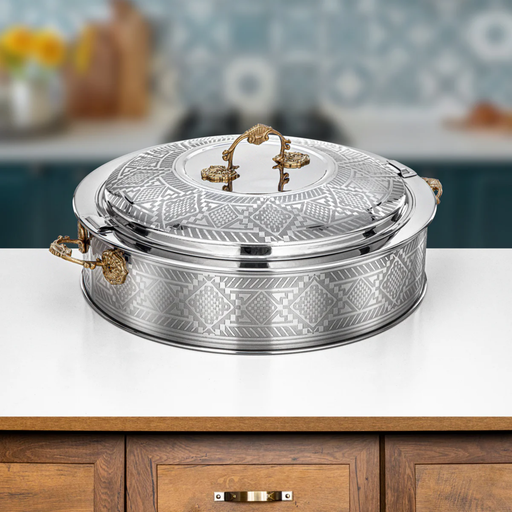 [3757602936448] S.S HOT POT AREEJ GOLD 40 CM, H26E2G - STS0293644