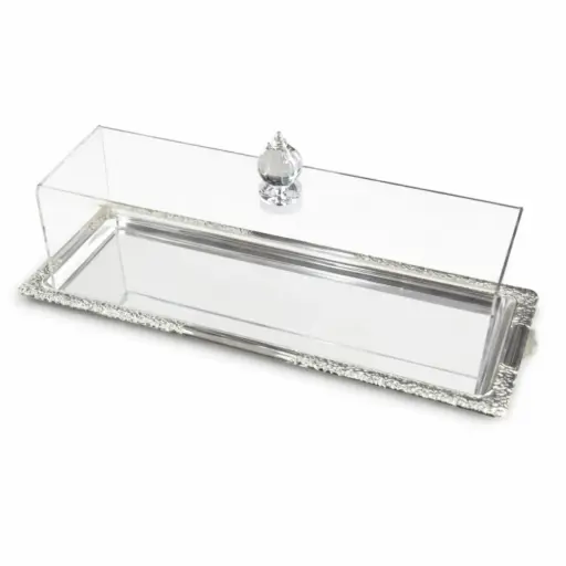[ZS668CM-2] CAKE TRAY WITH LID  34*15*10CM ZS668CS-2
