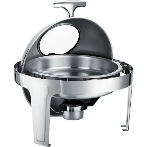 [HY2502002025] موقد بوفيه بغطاء رول مقاس: 42×47×46