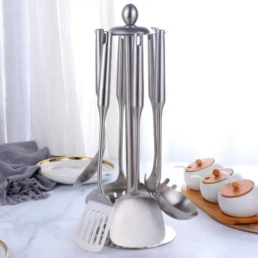 [6902241693956] STEEL KITCHEN TOOL 7PCS/SET