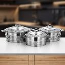 S.S HOT POT MANARA 24,27,30CM 3PCS/SET H26M14 - STS0293682