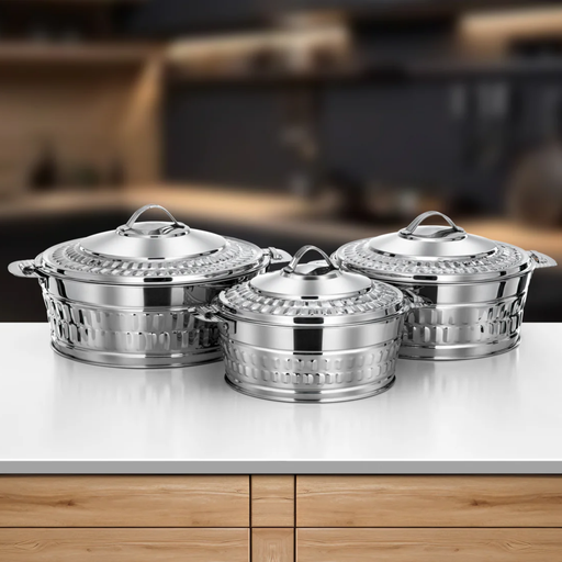 [3757602936820] S.S HOT POT MANARA 24,27,30CM 3PCS/SET H26M14 - STS0293682