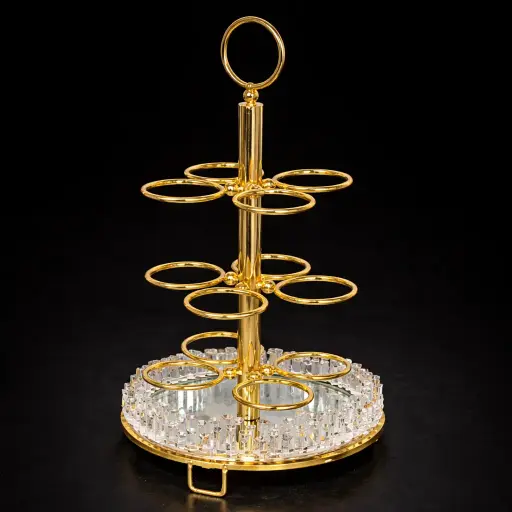 CUP HOLDER GOLD/SLIVER 