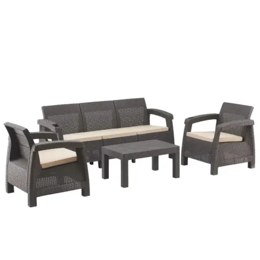 [TX-T020] SOFA SET 5SEATER WITH TABLE (TX-T020)