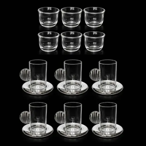 [6975867578327] TEA CUP 18PCS SET FG820-18 ALLC